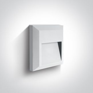 ONE LIGHT 67388B/W/W Kesario biały kinkiet LED 3000K 2W IP65