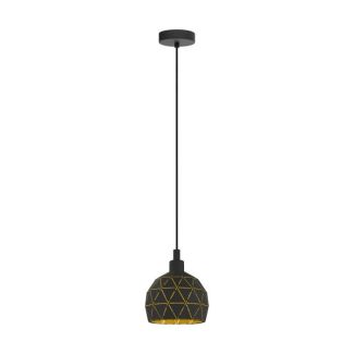 EGLO 33345 LAMPA ROCCAFORTE OPRAWA WISZĄCA HL/1 E14 SCHWARZ/GOLD ROCCAFORTE