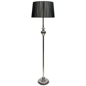 CANDELLUX 51-21420 GILLENIA LAMPA PODŁOGOWA 1X60W E27 CZARNA