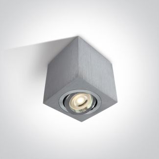 ONE LIGHT 12105AC/AL Langadas aluminiowa oprawa sufitowa z oprawką GU10 MR16 10W
