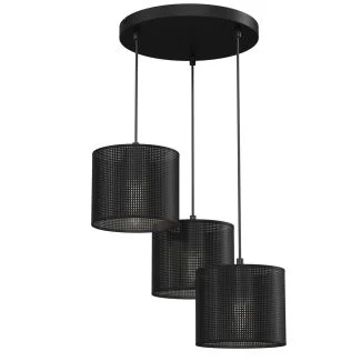 LUMINEX 5240 oprawa sufitowa Loft shade żyrandol czarny