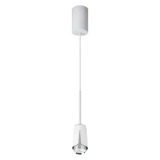 MILAGRO ML0275 FLOWER WHITE CHROME LAMPA WISZĄCA 1xGU10