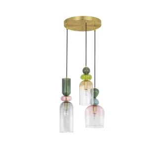Luces Exclusivas BALAM LE43400 LAMPA WISZĄCA złoty