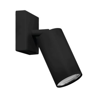 IDEUS 3763 MANAM GU10 1D BLACK Oprawa ścienno-sufitowa