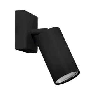 IDEUS 3763 MANAM GU10 1D BLACK Oprawa ścienno-sufitowa