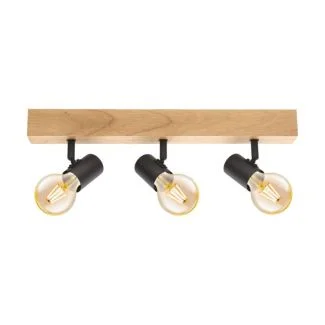 EGLO 98113 LAMPA TOWNSHEND 3 SPOT BALKEN/3 E27 EICHE-OPTIK/SWTOWNSHEND 3