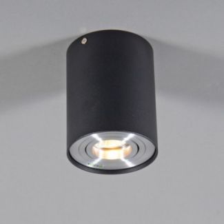 AZZARDO GM4100-BK-ALU / AZ0779 Bross 1 (black/aluminium) Lampa sufitowa
