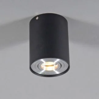 AZZARDO GM4100-BK-ALU / AZ0779 Bross 1 (black/aluminium) Lampa sufitowa