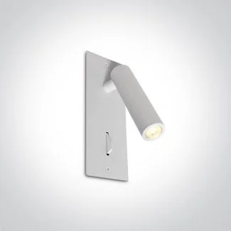 ONE LIGHT 65746R/W/W Kandila 3 biała przyłóżkowa regulowana oprawa COB LED 3000K 3W IP20