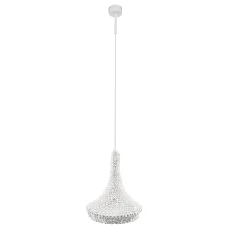 ANTIGO Lampa wisząca Mahaka 1 - Biała (260 mm) 5175