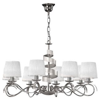 CANDELLUX 38-23452 DENIS ZWIS 8X40W E14 CHROM