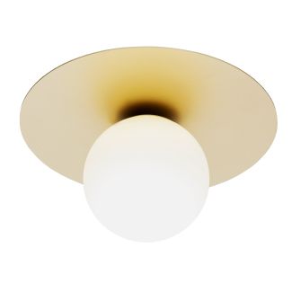 ARGON 8262 SPELLO plafon 1 pł. opal mat, złoty