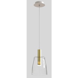 CANDELLUX 50133069 LAMPA WISZĄCA MODENA 1 ZŁOTY 140x15x15