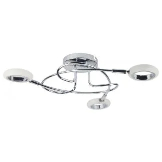 CANDELLUX 98-65582 AURELION PLAFON 3X4W LED CHROM