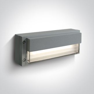 ONE LIGHT 67176/G/W Komnina szary kinkiet LED 3000K 3W IP54