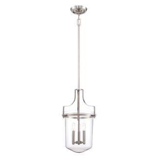 ELSTEAD Penn Station QZ-PENN-STATION-M-BN 3 Light Pendant - Brushed Nickel