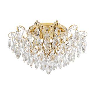 EGLO 39602 LAMPA FENOULLET 1 OPRAWA SUFITOWA DL/6 E14 MESSING/KRISTALL FENOULLET 1