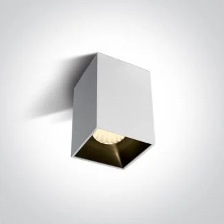 ONE LIGHT 12120ZA/W/W Sofades 2 biała oprawa sufitowa COB LED 3000K 20W + czarny & mosiężnya