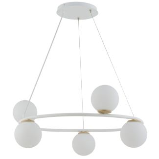 Sigma 33385 GAMA KOŁO 5 biały_złoty lampa wisząca