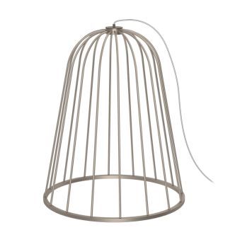 ANTIGO Lampa podłogowa no. moon O F - Platyna mat (930 mm) 2007