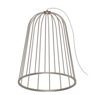 ANTIGO Lampa podłogowa no. moon O F - Platyna mat (930 mm) 2007