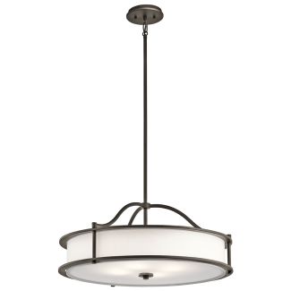 ELSTEAD Emory KL-EMORY-P-M-OZ 4 Light Chandelier/Semi Flush - Olde Bronze