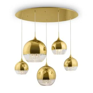 MAYTONI P140-PL-170-5-G Pendant Fermi Pendant Lamp Gold