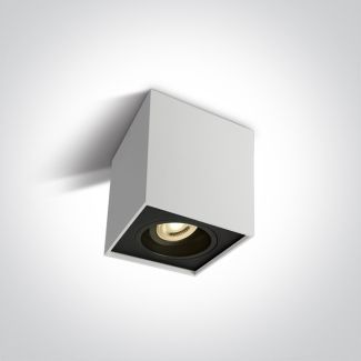 ONE LIGHT 12105YA/W Karlowasi biała oprawa sufitowa z oprawką GU10 MR16 10W