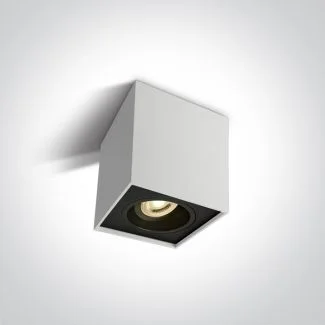 ONE LIGHT 12105YA/W Karlowasi biała oprawa sufitowa z oprawką GU10 MR16 10W