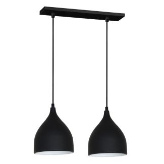 LUMINEX 6222 żyrandol Noak black/white