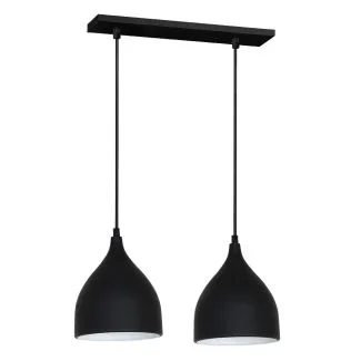 LUMINEX 6222 żyrandol Noak black/white