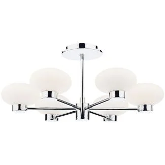 DAR SYS0650 SYSTEM 6LT SEMI FLUSH POL CHR