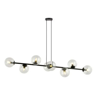 EMIBIG 874/8 LAMPA WISZĄCA ROSSI 8 BL TRANSPARENT