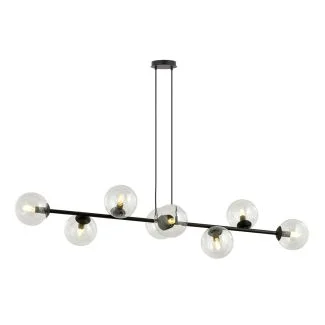 EMIBIG 874/8 LAMPA WISZĄCA ROSSI 8 BL TRANSPARENT