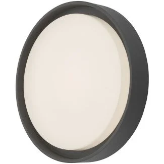 DAR RAL5039 RALPH ROUND FLUSH LRG ANTHRACITE IP65 LED