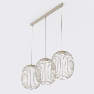 EMIBIG 1701/3 MANTRA 3 MOKKA Lampa wisząca