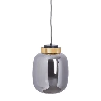 Step into Design 9969P/A smoky Lampa wisząca BOOM LED szaro złota 25 cm