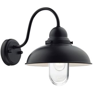 DAR DYN0722 DYNAMO 1LT WALL BRACKET MATT BLACK IP44