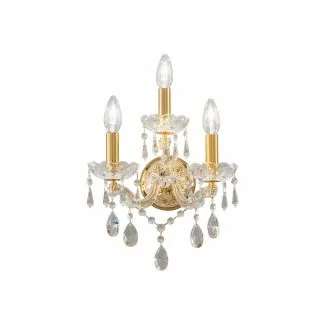 KOLARZ 3844.63.3.SPT SCHC�NBRUNN lampa ścienna złoto 24K