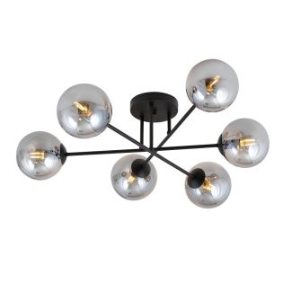 EMIBIG 1245/6 LAMPA SUFITOWA ROMA 6 BL GRAFIT