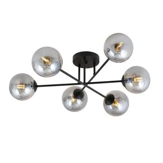 EMIBIG 1245/6 LAMPA SUFITOWA ROMA 6 BL GRAFIT
