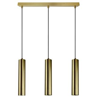 Polux 318718 Lampa wisząca NAPOLI 3L Gold 3xGU10