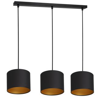 LUMINEX 3493 oprawa sufitowa Arden żyrandol czarny złoty