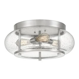 ELSTEAD Trilogy QZ-TRILOGY-FM-BN 3 Light Flush Mount - Brushed Nickel