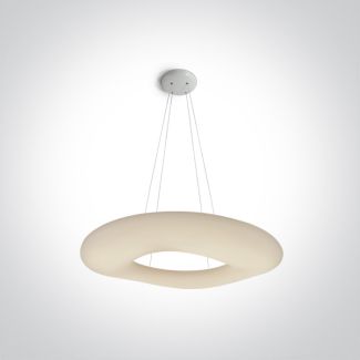 ONE LIGHT 63110C/W Apidea biała oprawa wisząca LED 3000K 80W