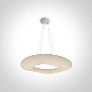 ONE LIGHT 63110C/W Apidea biała oprawa wisząca LED 3000K 80W