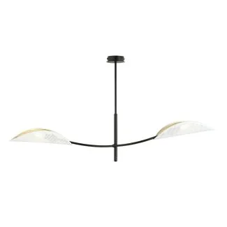 EMIBIG 1107/2 LAMPA SUFITOWA LOTUS 2 WHITE/GOLD