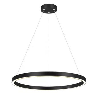 LIGHT PRESTIGE LP-033/1P S BK Triangle Midway wisząca mała czarna Triangle