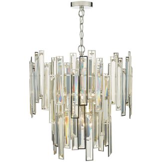 DAR ODI0620 ODILE 6LT 2 TIER PENDANT CHAMPAGNE GOLD CRYSTAL