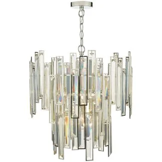 DAR ODI0620 ODILE 6LT 2 TIER PENDANT CHAMPAGNE GOLD CRYSTAL
